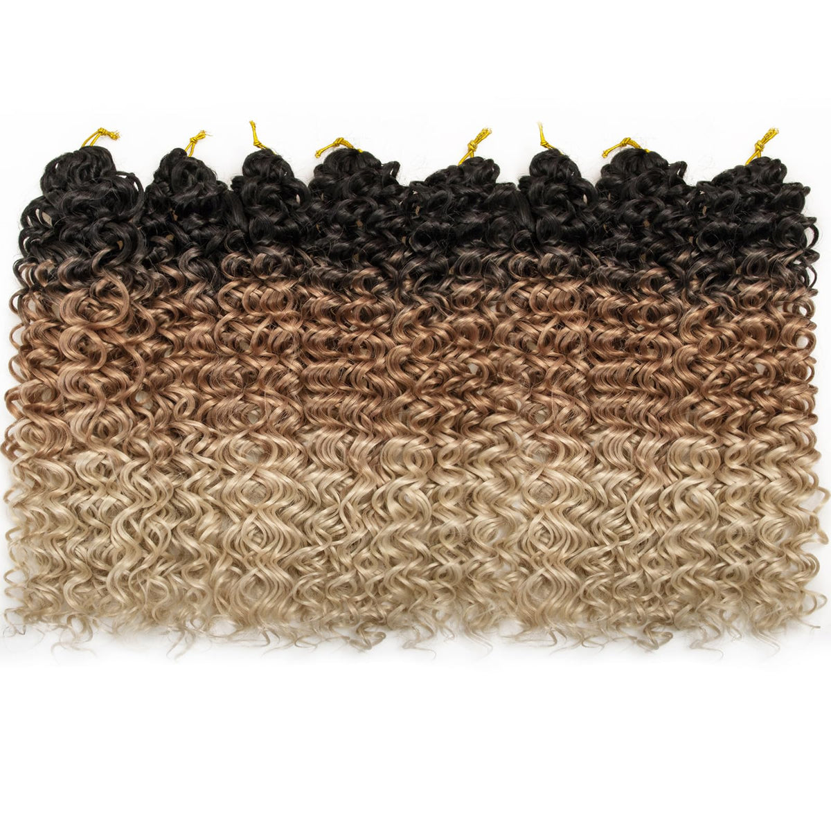 YXCHERISHAIR Curly Crochet Hair packaging with vibrant curls