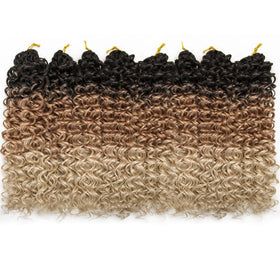 YXCHERISHAIR Curly Crochet Hair packaging with vibrant curls