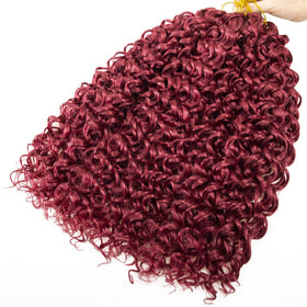 YXCHERISHAIR Curly Crochet Hair showing curl pattern