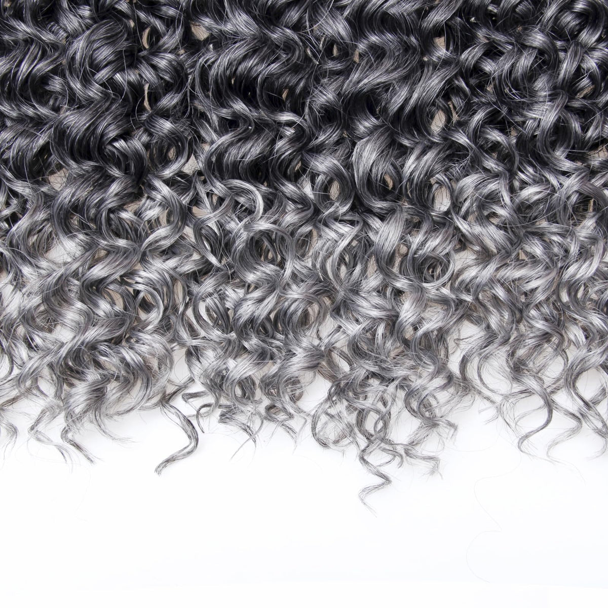 YXCHERISHAIR Curly Crochet Hair showing installation process