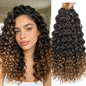YXCHERISHAIR GoGo Curl Crochet Hair 14 inch front view