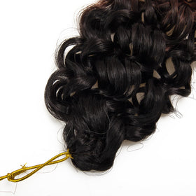 YXCHERISHAIR GoGo Curl Crochet Hair 18inch texture detail