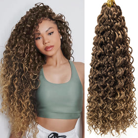 YXCHERISHAIR GoGo Curl Crochet Hair 28 inch front view