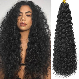 YXCHERISHAIR GoGo Curl Crochet Hair 28 Inch front view