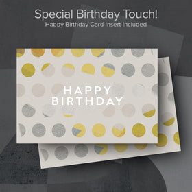 ZAAINA Men's Birthday Care Package with birthday card insert