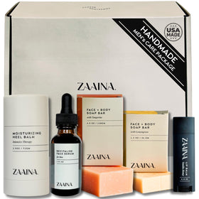 ZAAINA Men’s Spa Gift Set front view with all included products