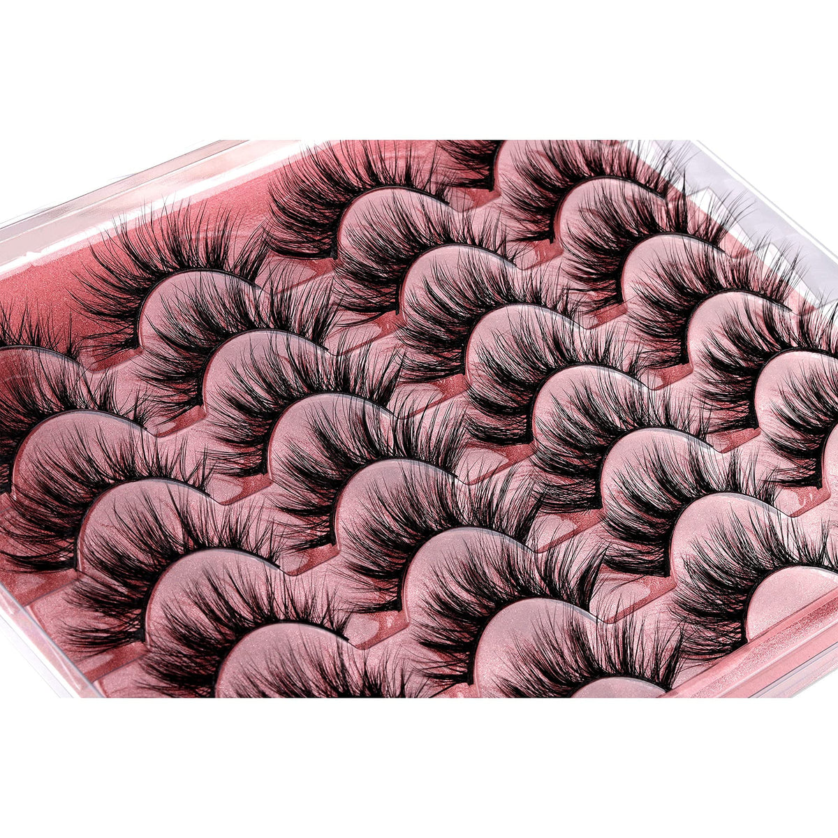 zanlufly false eyelashes close-up of 3D effect