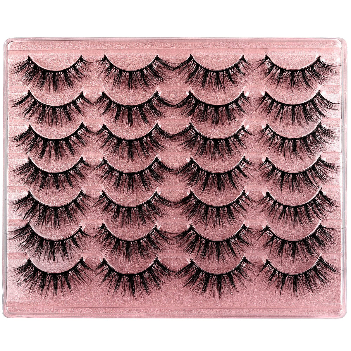 zanlufly false eyelashes displayed in cute packaging