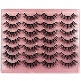 zanlufly false eyelashes displayed in cute packaging