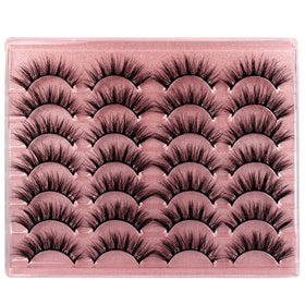 zanlufly false eyelashes variety of styles in pack