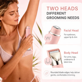 Zanre Bikini Shaver & Trimmer in a bathroom setting