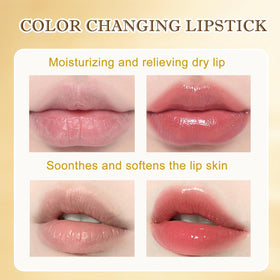 ZARICS Colour Changing Lipstick side view with dimensions