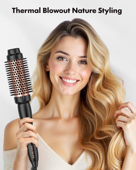 ZAVAREA Thermal Brush 1.5-inch with temperature control settings