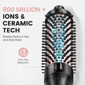 ZAVAREA Thermal Brush side view on a vanity