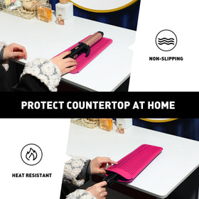 ZAXOP silicone mat pouch vibrant hot pink color