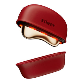 ZDEER Electric Heated Gua Sha Tool front view with red light beads