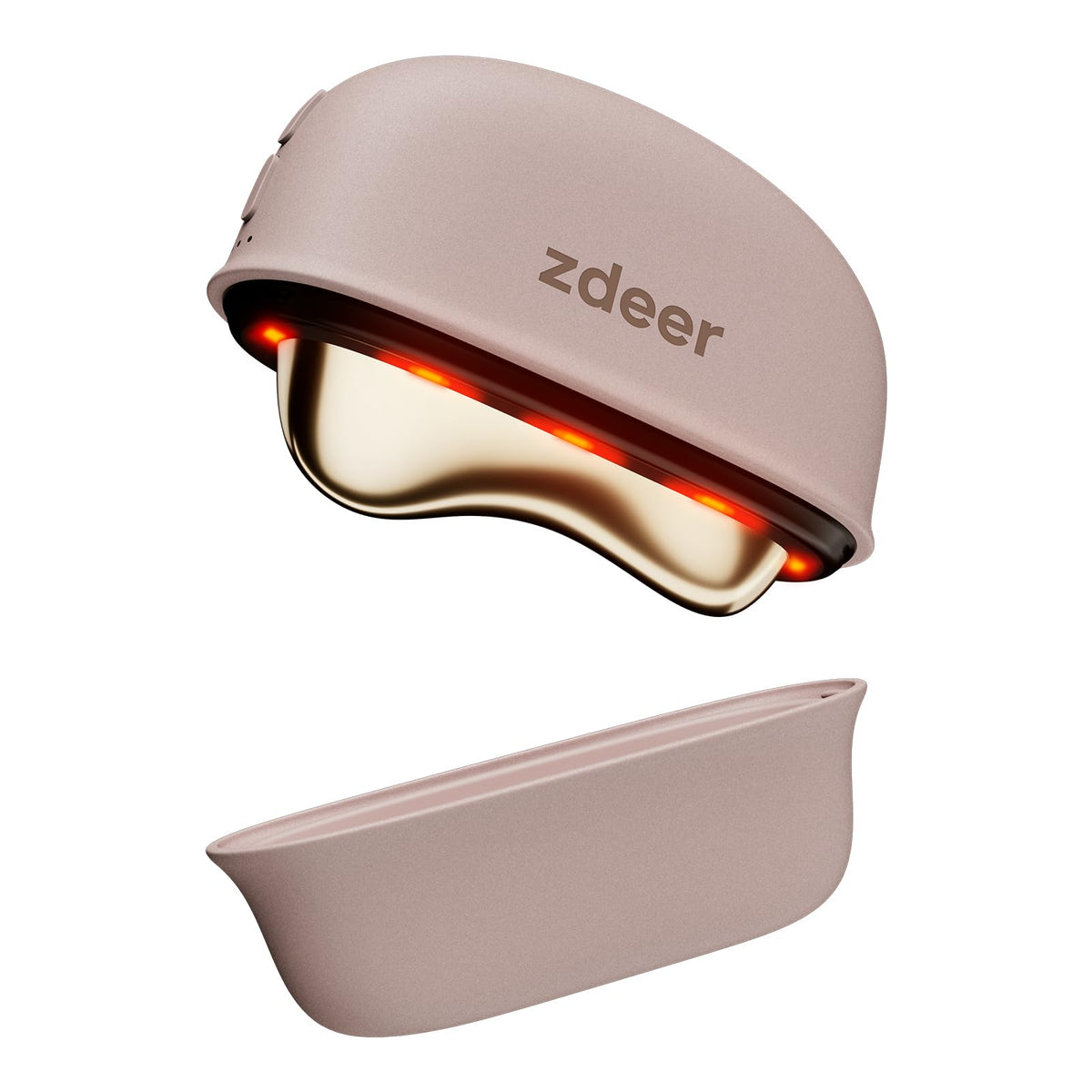 ZDEER GS5 Electric Heated Gua Sha Tool pink model front view