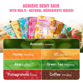 ZealSea Face Masks packaging with natural elements