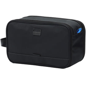 ZEEMO Travel Toiletry Bag front view showing dual compartments