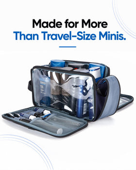 ZEEMO Travel Toiletry Bag with magnetic closure