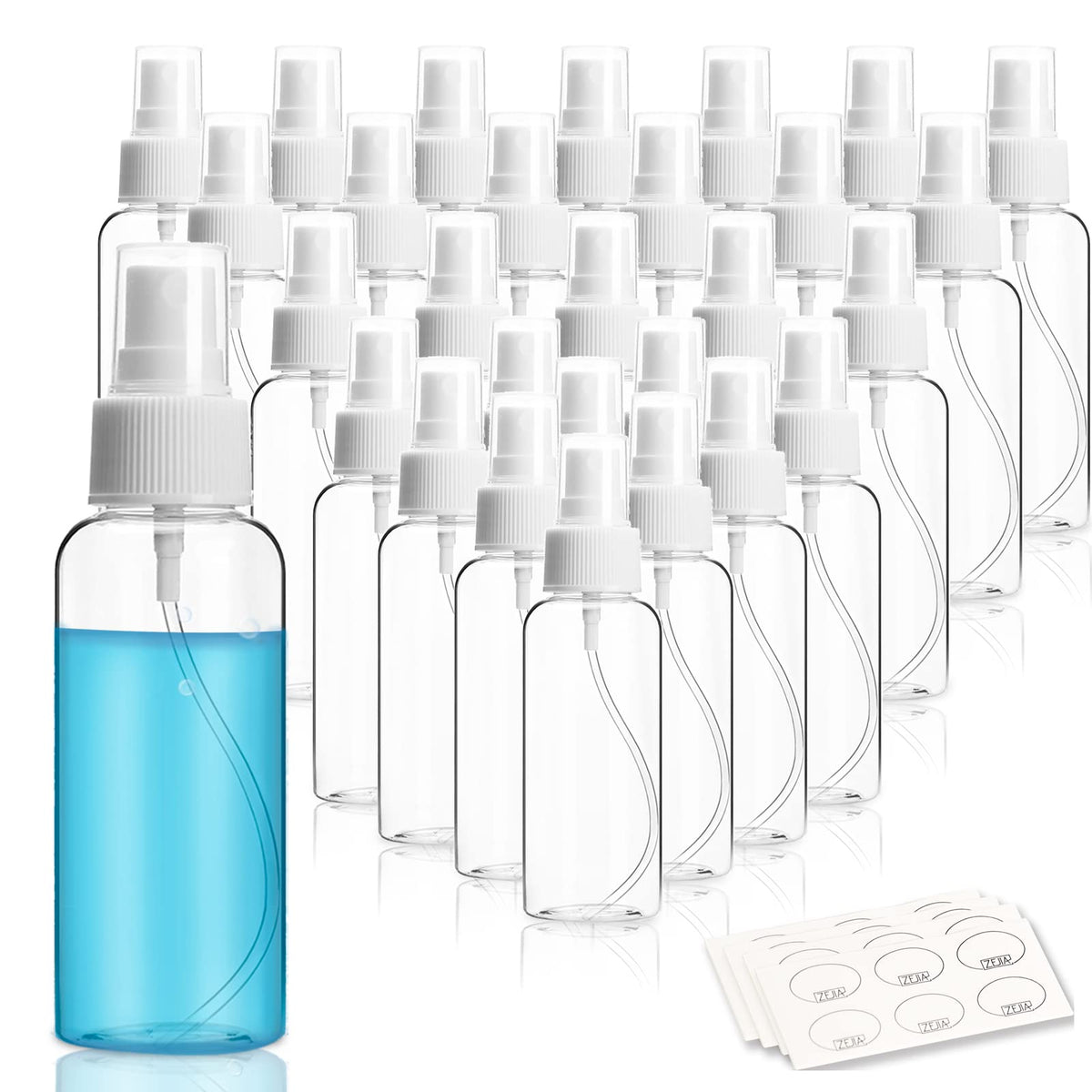 ZEJIA 40 Pack Small Spray Bottles front view