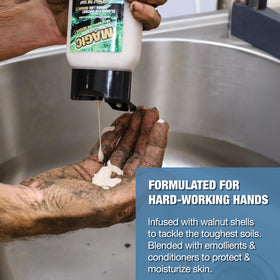 Zenex Magic Hand Soap 400ml back view with ingredients listed