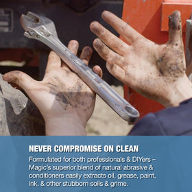 Zenex Magic Hand Soap 400ml in use by auto mechanic