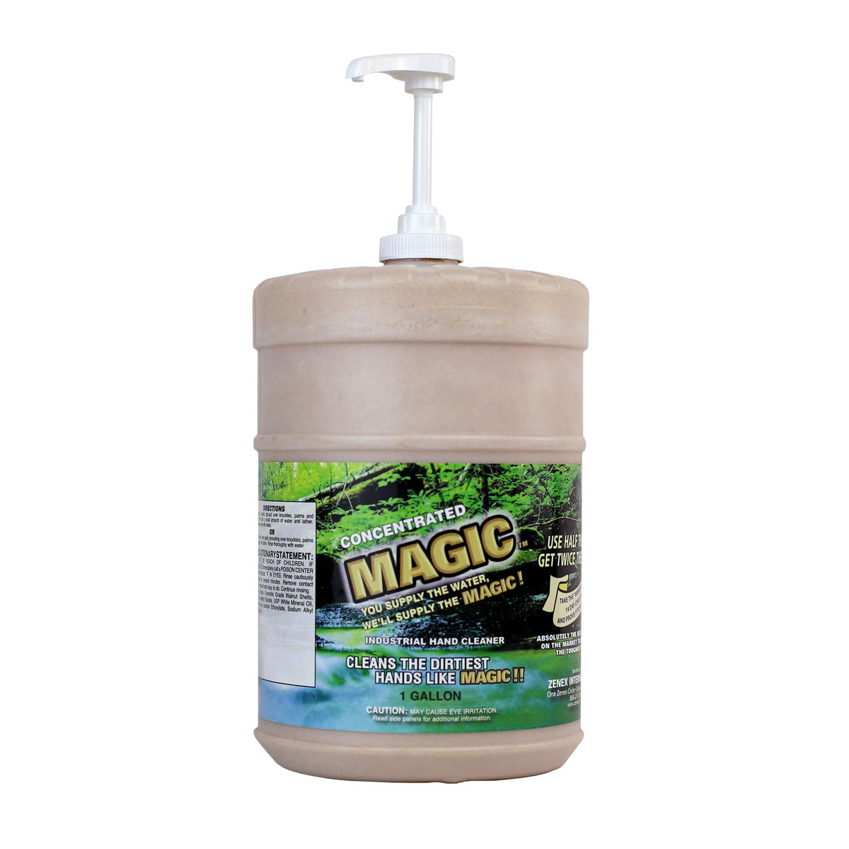 Zenex Magic Hand Soap being dispensed from a liquid dispenser