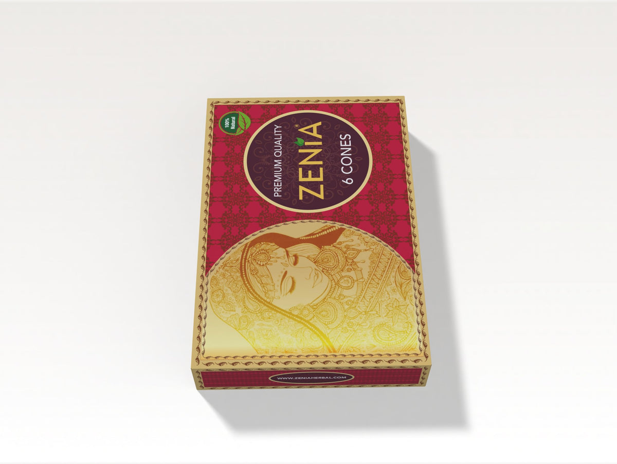 Zenia henna cones with fresh natural ingredients