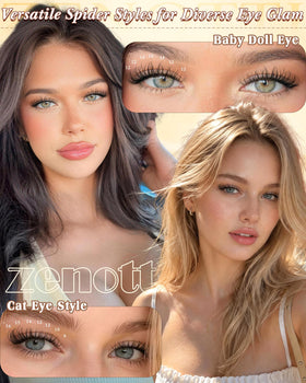 zenotti lash clusters kit with invisible band detail