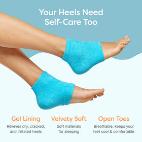ZenToes Moisturizing Heel Socks in Regular size
