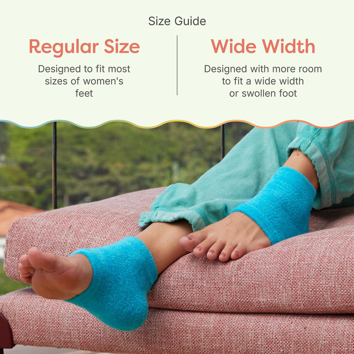 ZenToes Moisturizing Heel Socks in use during self-care routine