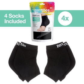 ZenToes Moisturizing Socks displayed with jojoba oil