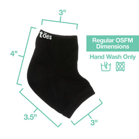 ZenToes Moisturizing Socks side view showing flexibility
