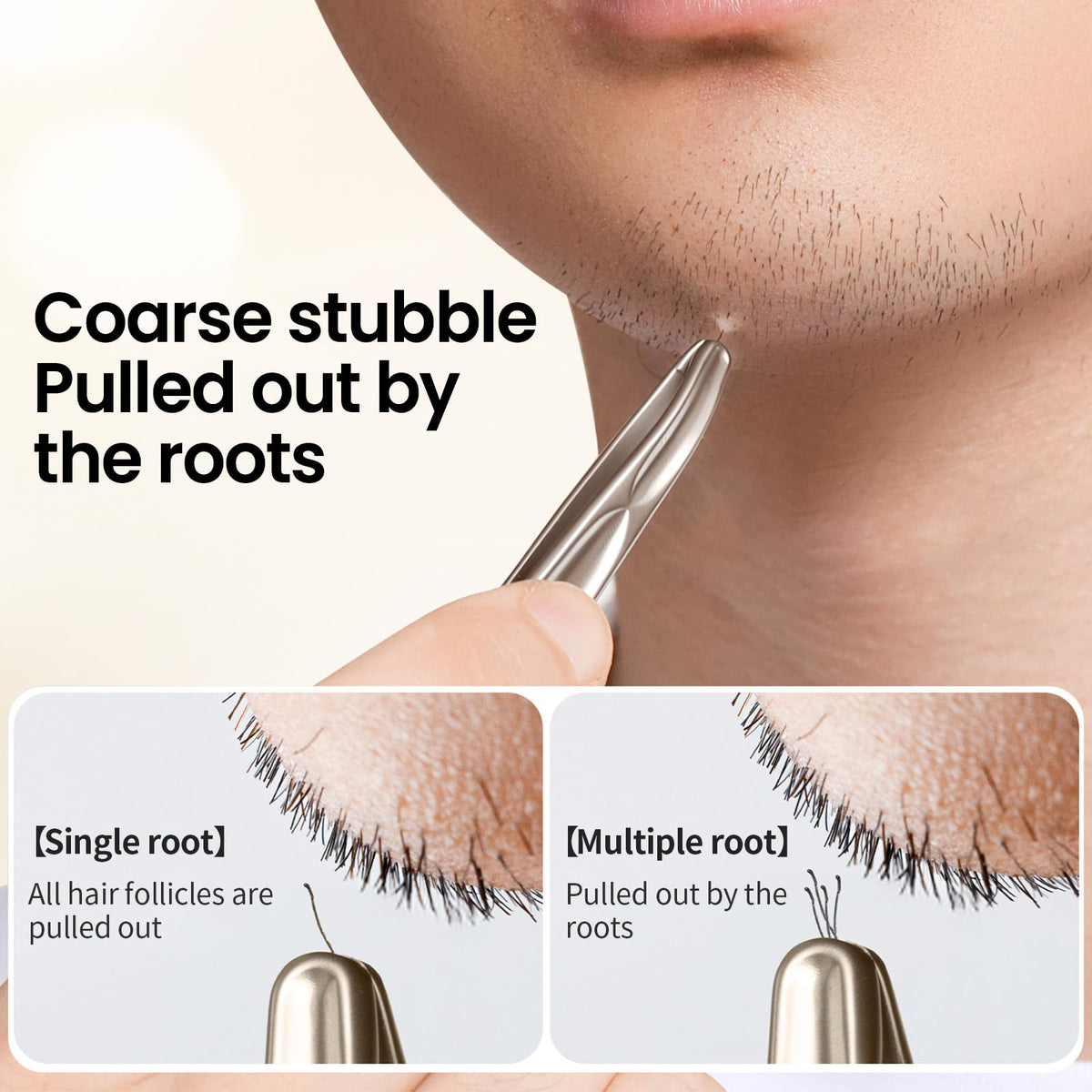 ZERNBER Eyebrow Tweezers in storage case