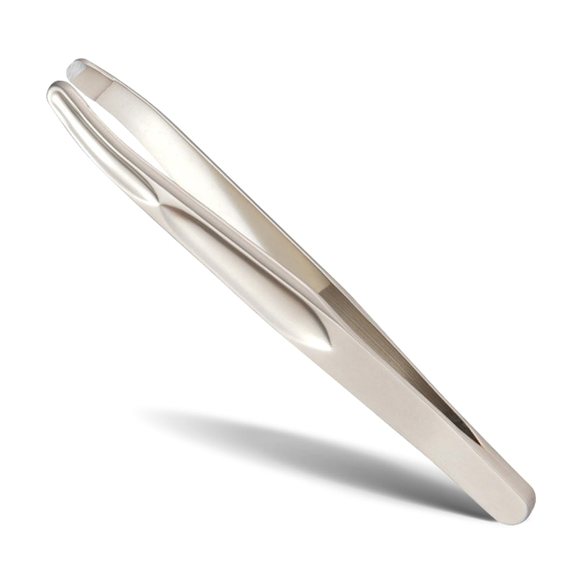 ZERNBER Eyebrow Tweezers showcasing stainless steel finish