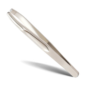 ZERNBER Eyebrow Tweezers showcasing stainless steel finish