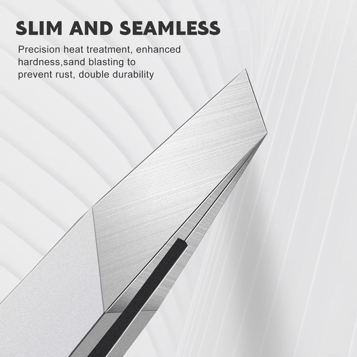 ZERNBER tweezers with etched tips for better grip