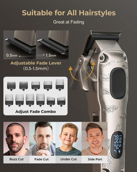 Zero Gapped T-blade trimmer from VGRPRO
