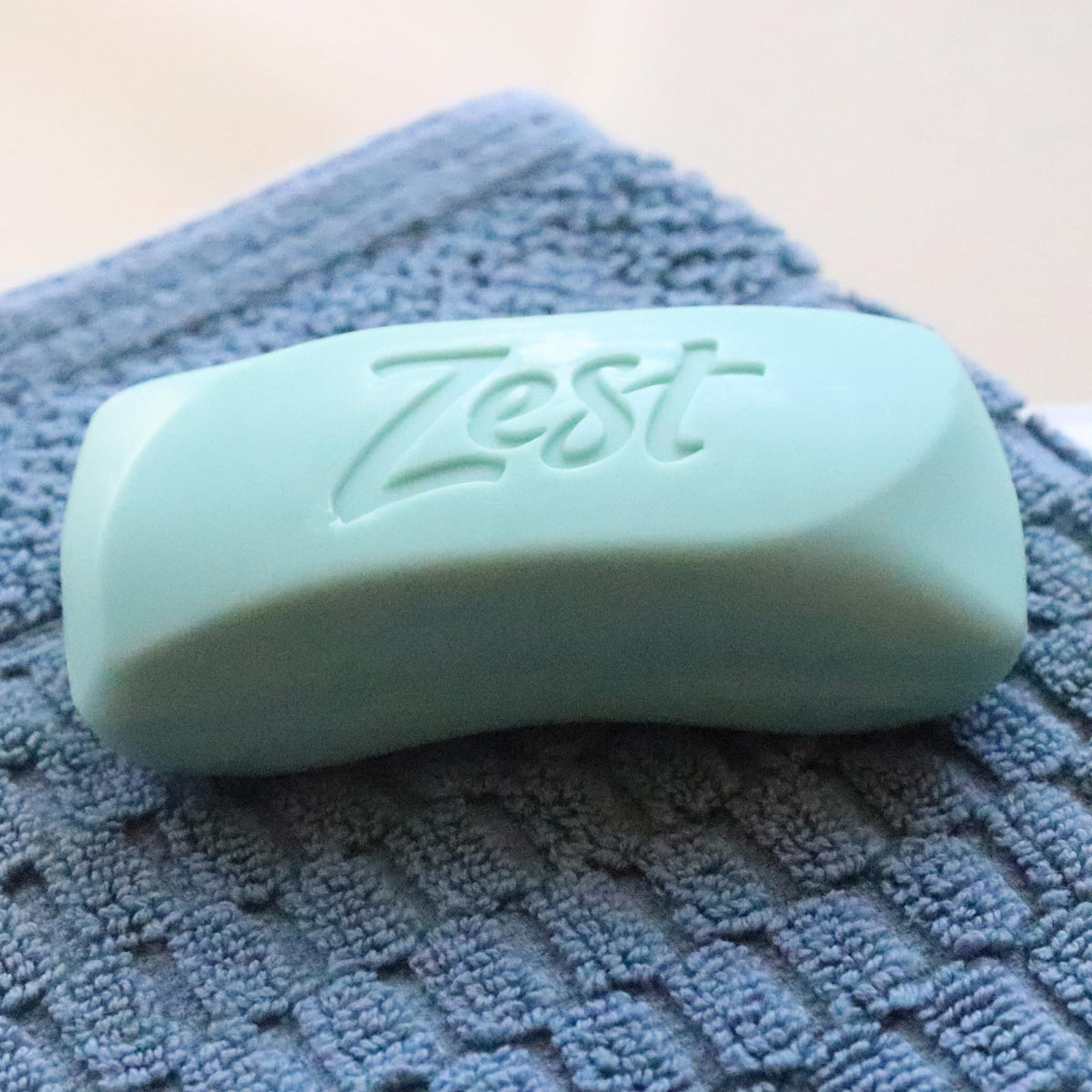 Zest Aqua Bar Soap in a bathroom setting