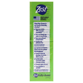 Zest soap lathering on skin