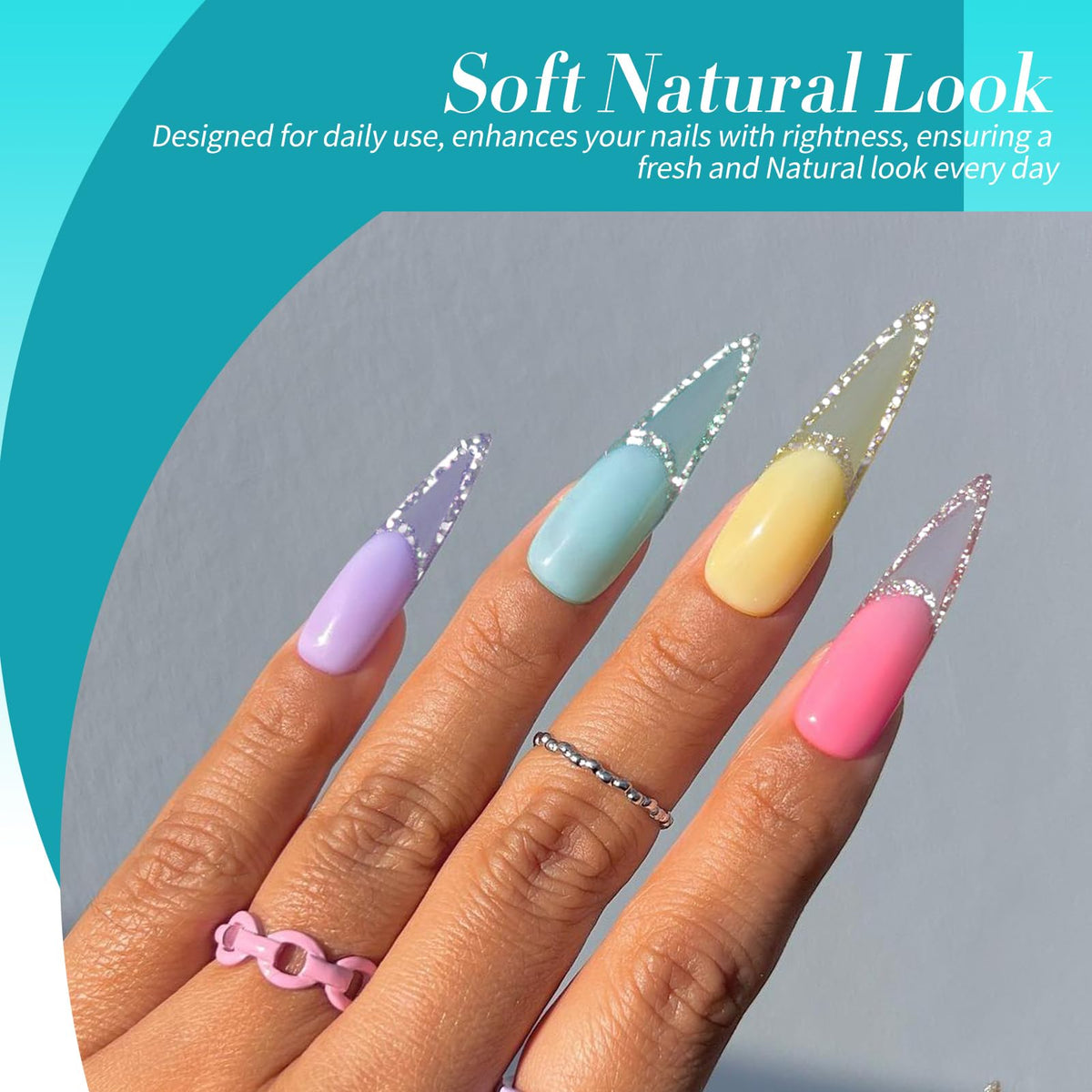 Zesty lemon yellow jelly gel polish from Born Pretty