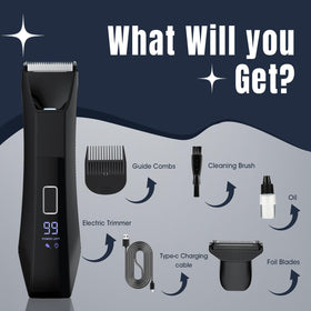 Zesuti Pubic Hair Trimmer packaging with product details