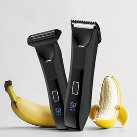 Zesuti Pubic Hair Trimmer side view highlighting ergonomic design