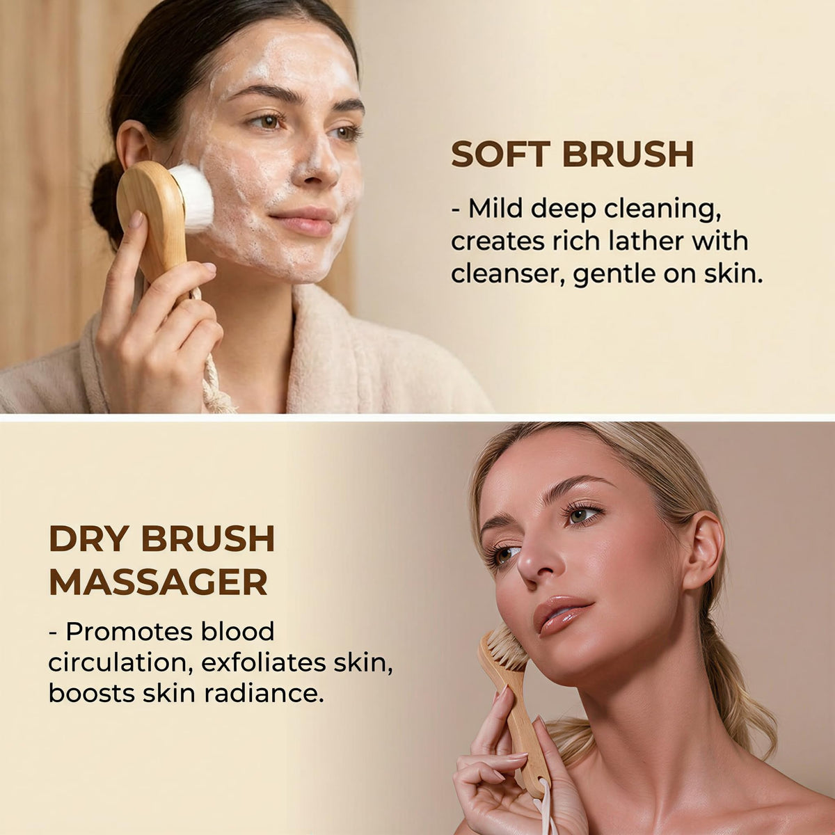 Zeutch Dry Brushing Body Brush Set packaging