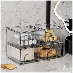 ZHIAI storage drawer with makeup brushes inside
