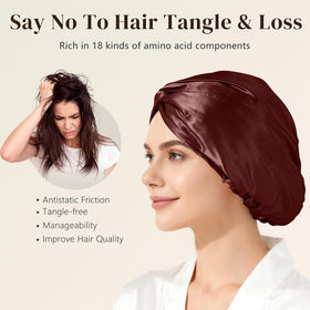 ZIMASILK 22 Momme Silk Bonnet in gift packaging
