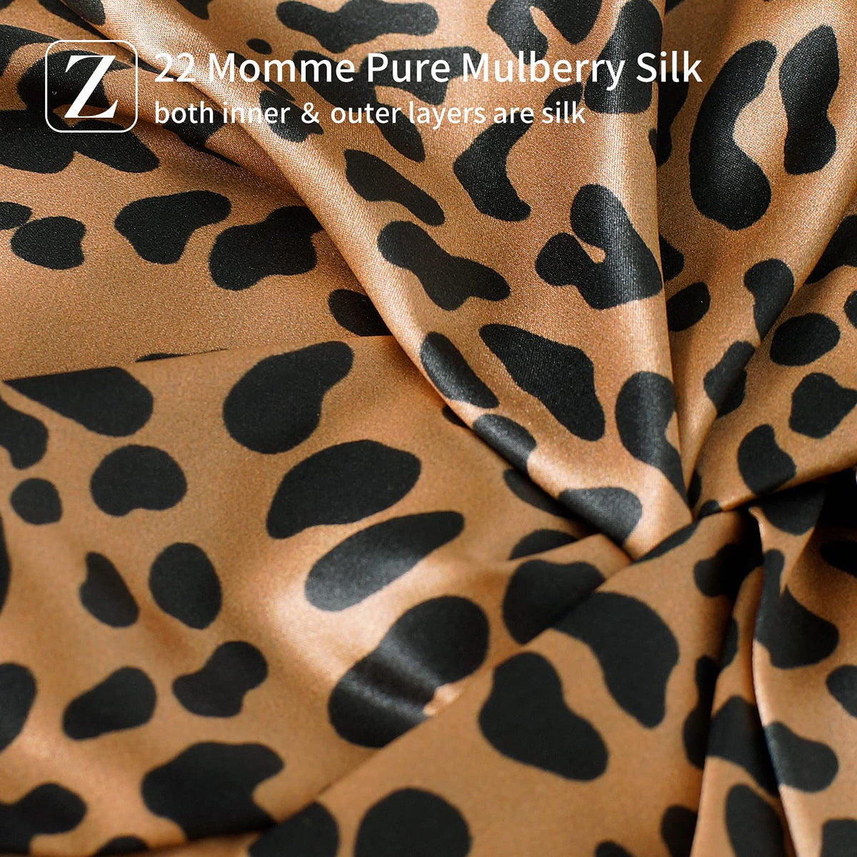 ZIMASILK Silk Bonnet showing adjustable elastic band