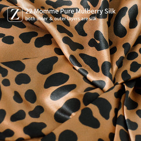 ZIMASILK Silk Bonnet showing adjustable elastic band