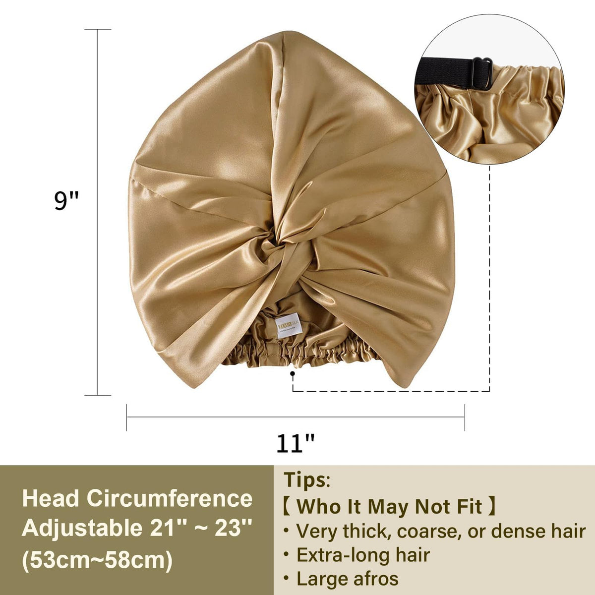 ZIMASILK silk bonnet with packaging